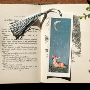 Deer in the Snow Watercolour Bookmark image 2