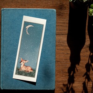 Deer in the Snow Watercolour Bookmark image 9