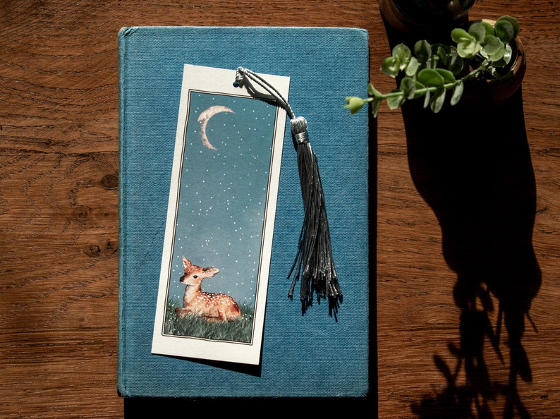 Deer in the Snow Watercolour Bookmark image 7