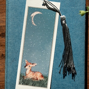 Deer in the Snow Watercolour Bookmark image 6