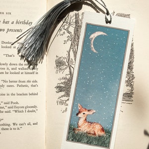 Deer in the Snow Watercolour Bookmark image 5