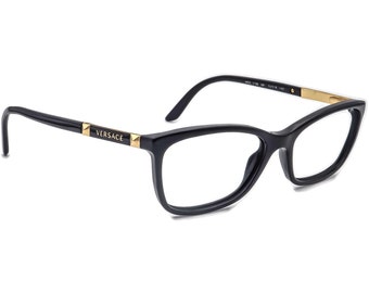 gold and black versace glasses