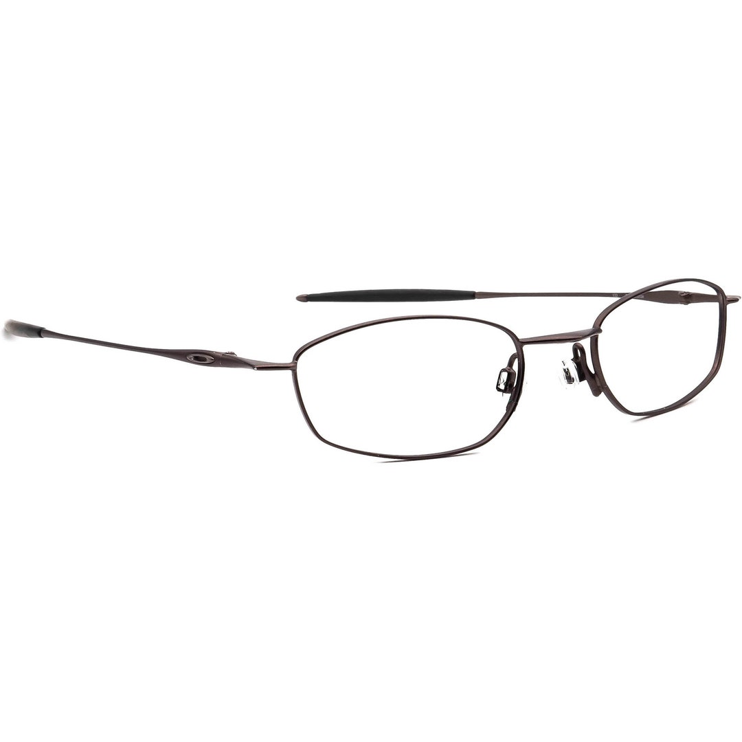 Oakley Eyeglasses Thread 2.0 Dark Bronze Oval Metal Frame 4920 132 Etsy