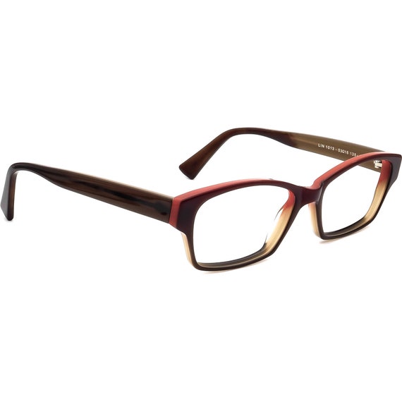 Jean Lafont Eyeglasses Lin 1013 Brown Rectangular 
