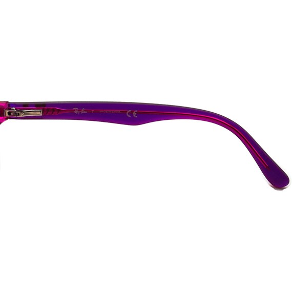 Ray-Ban Kids' Eyeglasses RB1555 3666 Purple on Pi… - image 8