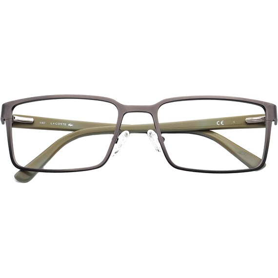 Lacoste Eyeglasses Green Rectangular Frame 55[]18 140 Gem