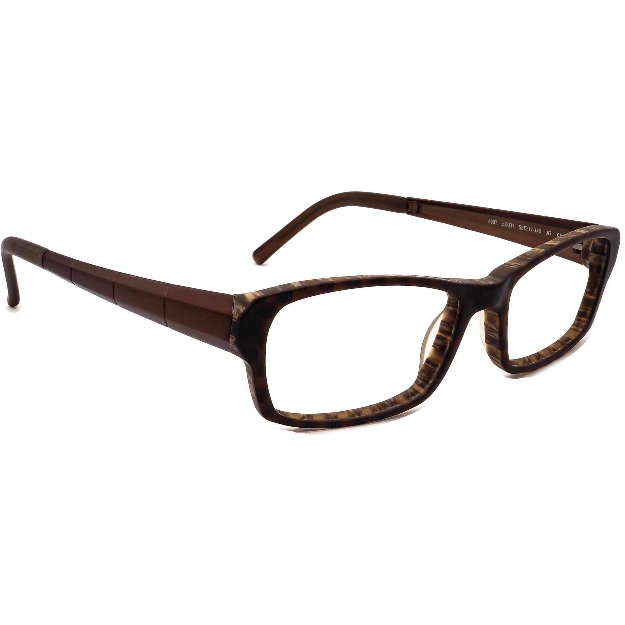 Prodesign Denmark Eyeglasses 4687 C.5031 Brown Rectangular Frame