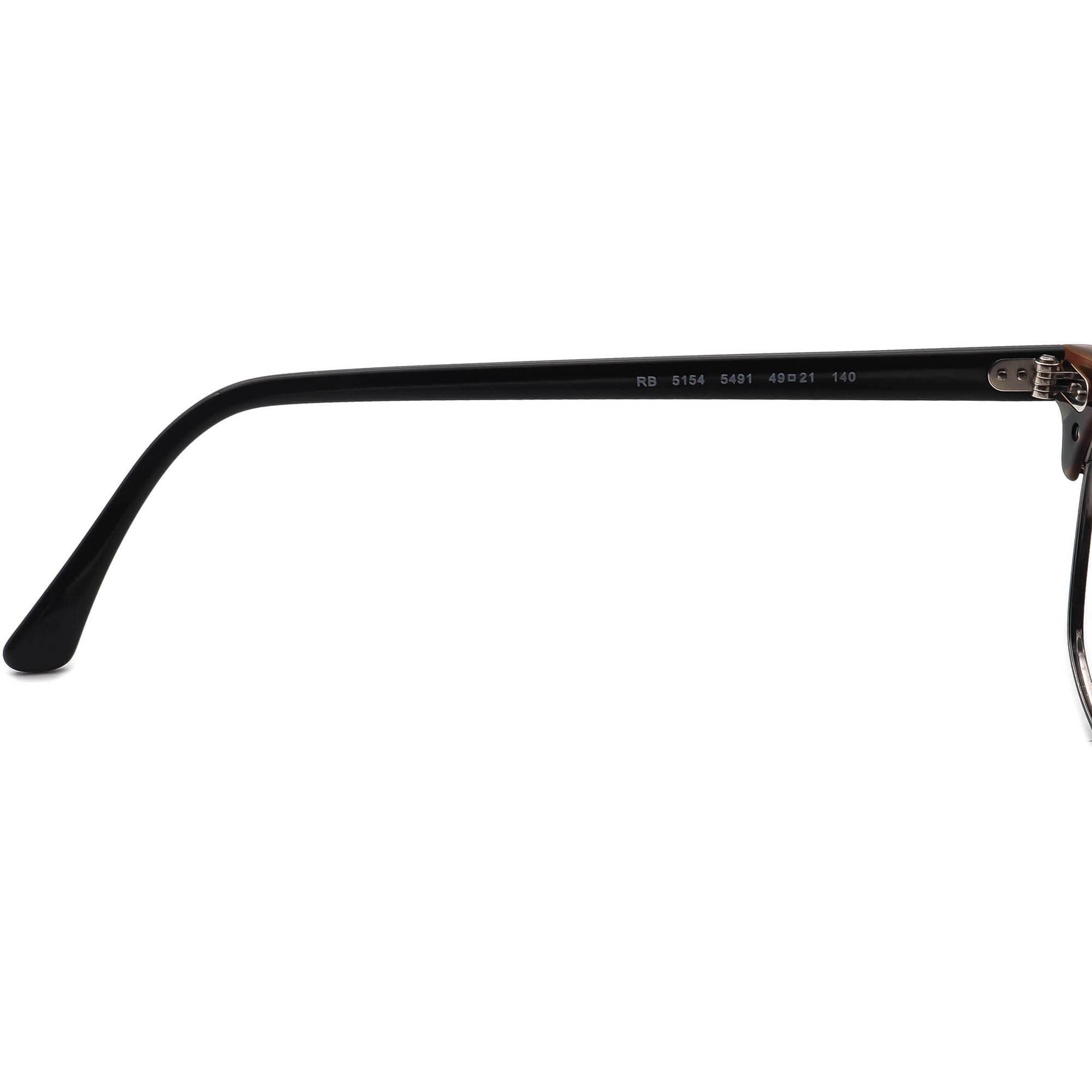 Ray-ban Eyeglasses RB 5154 5491 Tortoise/gunmetal Horn Rim Frame