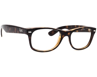 Ray-Ban Sunglasses Frame Only RB 2132 New Wayfarer 902 Polished Havana Square Italy 52 mm