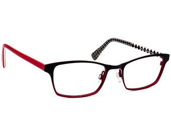 Lafont - Issy & La Lunettes de vue femme Mythe 2 165 Monture rectangulaire noire/rouge dégradé France 50[]18 137