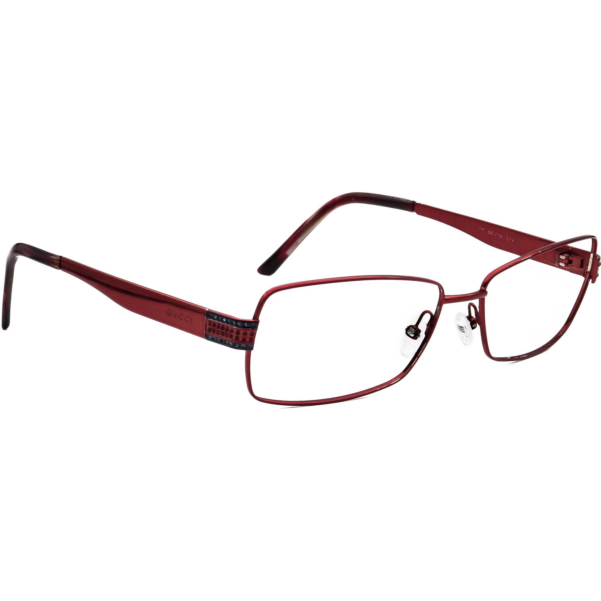 Gucci frames top with rhinestones