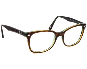 Lunettes de vue Ray-Ban RB 5285 5383 Havane poli sur monture papillon verte 53[]19 145