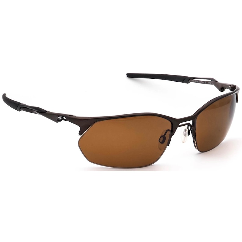 Oakley Men's Rx Sunglasses Frame Only OO4145-0560 Wire Tap 2.0 Pewter Half Rim Metal 60 mm image 1
