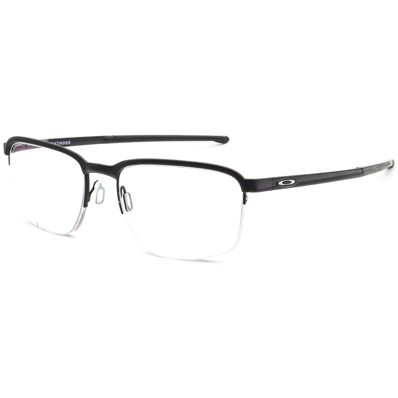 Oakley-bril voor heren OX3233-0154 Kathode satijnzwart metalen frame met halve rand 54[]18 138 afbeelding 3