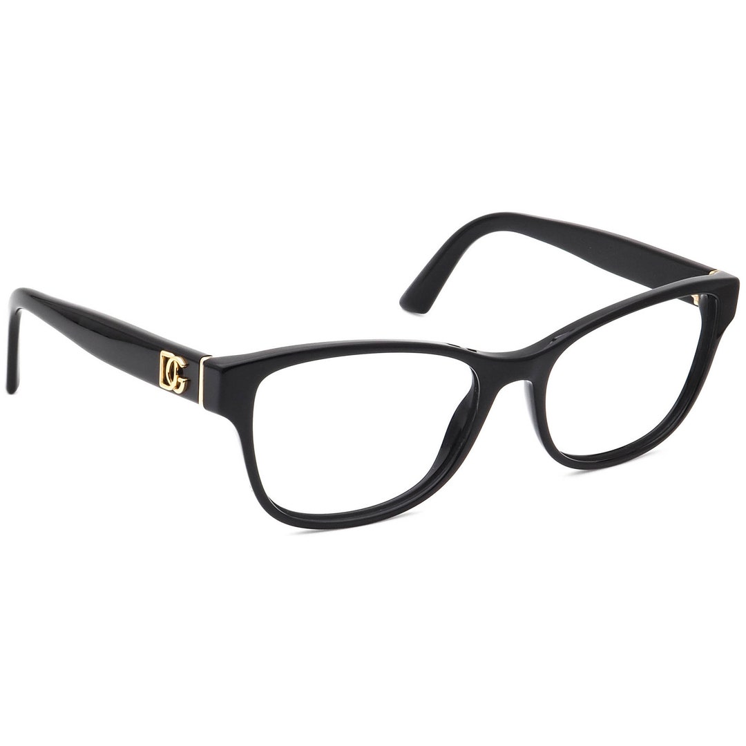 Dolce & Gabbana Eyeglasses DG 3326 501 Polished Black Frame Italy 54 ...
