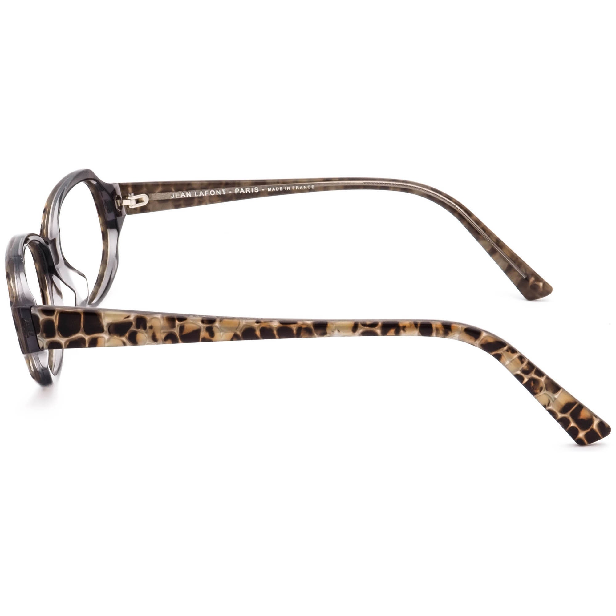 Jean Lafont Eyeglasses Hibiscus 565 Snake Skin Modified Oval  display picture 1