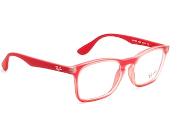 Lunettes de vue Ray-Ban pour enfant RB 1553 3669 Monture rectangulaire rouge mat 46[]16 130