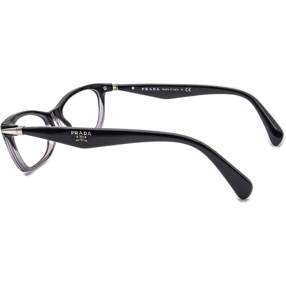 Prada Eyeglasses VPR 15P ZYY-1O1 Black&Clear Grad… - image 5