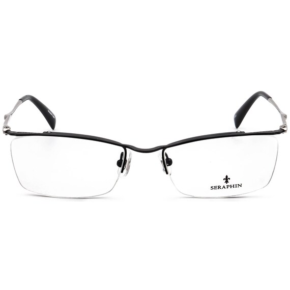 Seraphin Eyeglasses Lexington 8550 Black/Silver Half … Gem