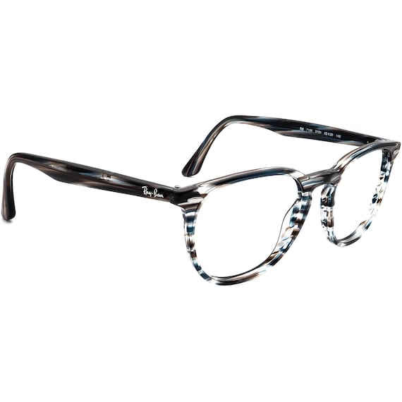 Ray-Ban Eyeglasses RB 7159 5750 Striped Blue Keyhole Frame 52[]20 145
