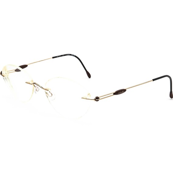 Silhouette Eyeglasses M 7374 /20 V 6059 Titan Gol… - image 3