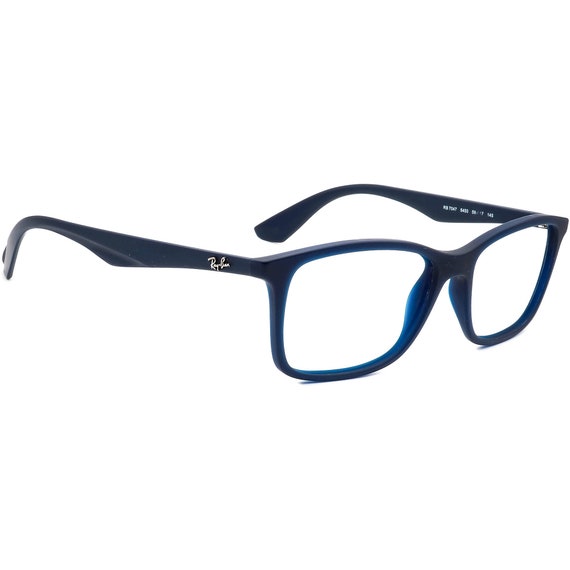 Ray-Ban Eyeglasses RB 7047 5450 Matte Blue Rectan… - image 1