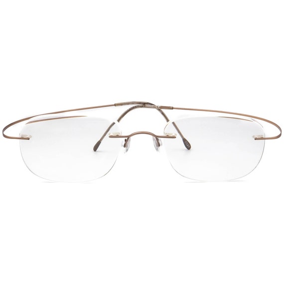 Silhouette Eyeglasses M 7395 /40 6073 Brushed Bro… - image 3