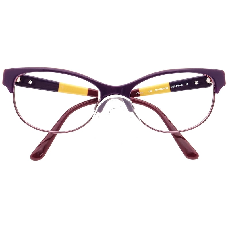 Oakley Eyeglasses OX1108-0152 Throwback Purple Semi Cat Eye Frame 52[]16 132 image 6