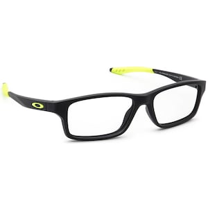 Oakley Men's Eyeglasses OY8002-0649 Crosslink XS Small Matte Black & Green Rectangular Frame 49[]14 122