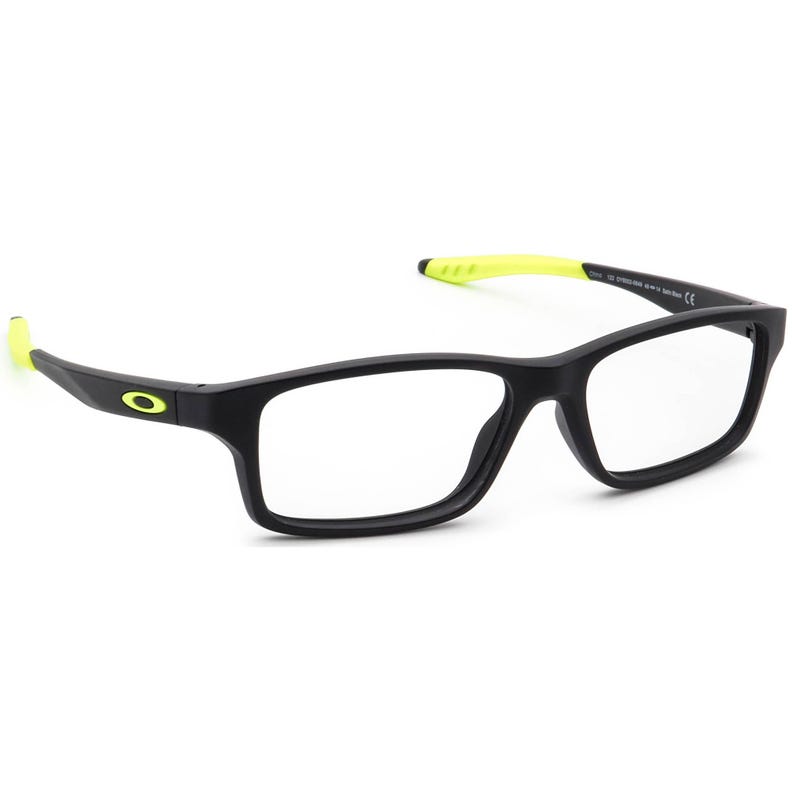 Oakley Men's Eyeglasses OY8002-0649 Crosslink XS Small Matte Black & Green Rectangular Frame 49[]14 122 image 1