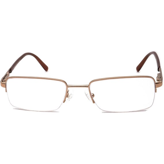 Versace Eyeglasses MOD. 1066 1053 Gold/brown Half Rim Frame  display picture 3