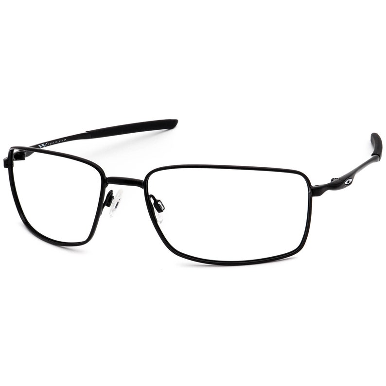 Oakley Sunglasses Frame Only OO4075-01 W Square Wire Polished Black Metal 60 mm image 3