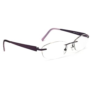 Kate Spade Women&#39;s Eyeglasses Lark 0FM6 Purple Rimless Metal Frame 50[]17 135