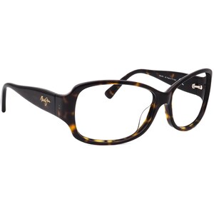 Maui Jim Women&#39;s Sunglasses Frame Only MJ295-10 Nalani Dark Havana Stretched Square Japan 61 mm