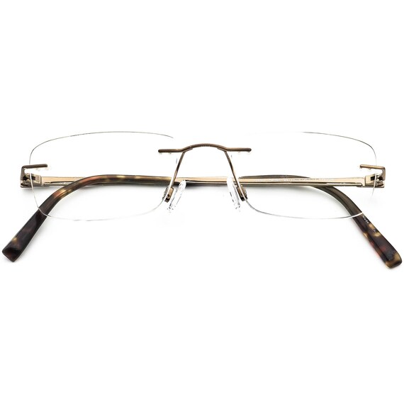Charmant Eyeglasses CH10960 BR Titanium Brown Rimless… - Gem