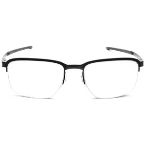 Oakley-bril voor heren OX3233-0154 Kathode satijnzwart metalen frame met halve rand 54[]18 138 afbeelding 2