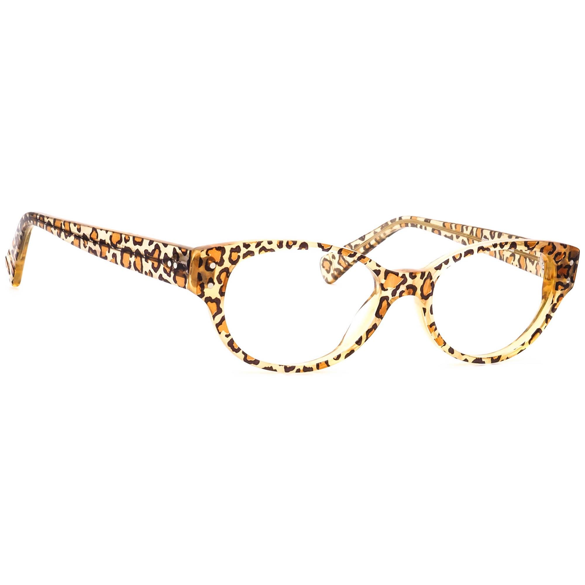 Jean Lafont Women's Eyeglasses Iris 380 Leopard Semi Cat Eye Frame