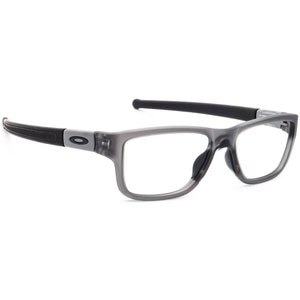 May include: Grey semi-rimless spectacles with black arms and a clear lens.
