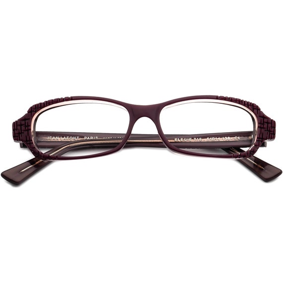 Jean Lafont Eyeglasses Elegie 719 Purple Rectangu… - image 6