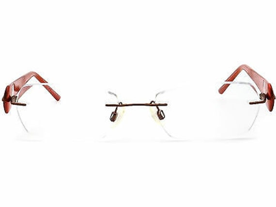 Charmant Eyeglasses CH 10927 OR Titanium Orange R… - image 2