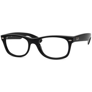 Ray-Ban Sunglasses Frame Only RB 2132 New Wayfarer 901 Polished Black Square Italy 52 mm image 3
