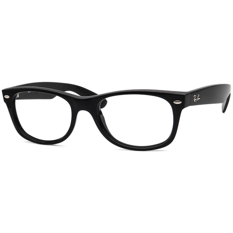 Ray-Ban Sunglasses Frame Only RB 2132 New Wayfarer 901 Polished Black Square Italy 52 mm image 3
