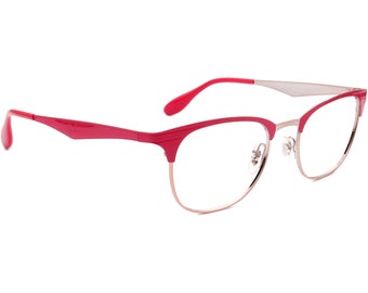 Ray-Ban glasögon RB 6346 2974 rosa & silver bruna metallbågar Italien 50-19 140