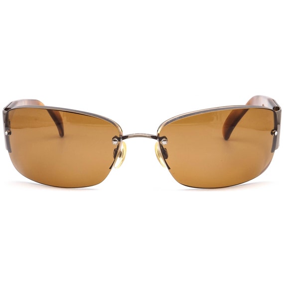 Chanel Sunglasses Frame Only 4117-B C.275/13 Brown Half Rim  display picture 2