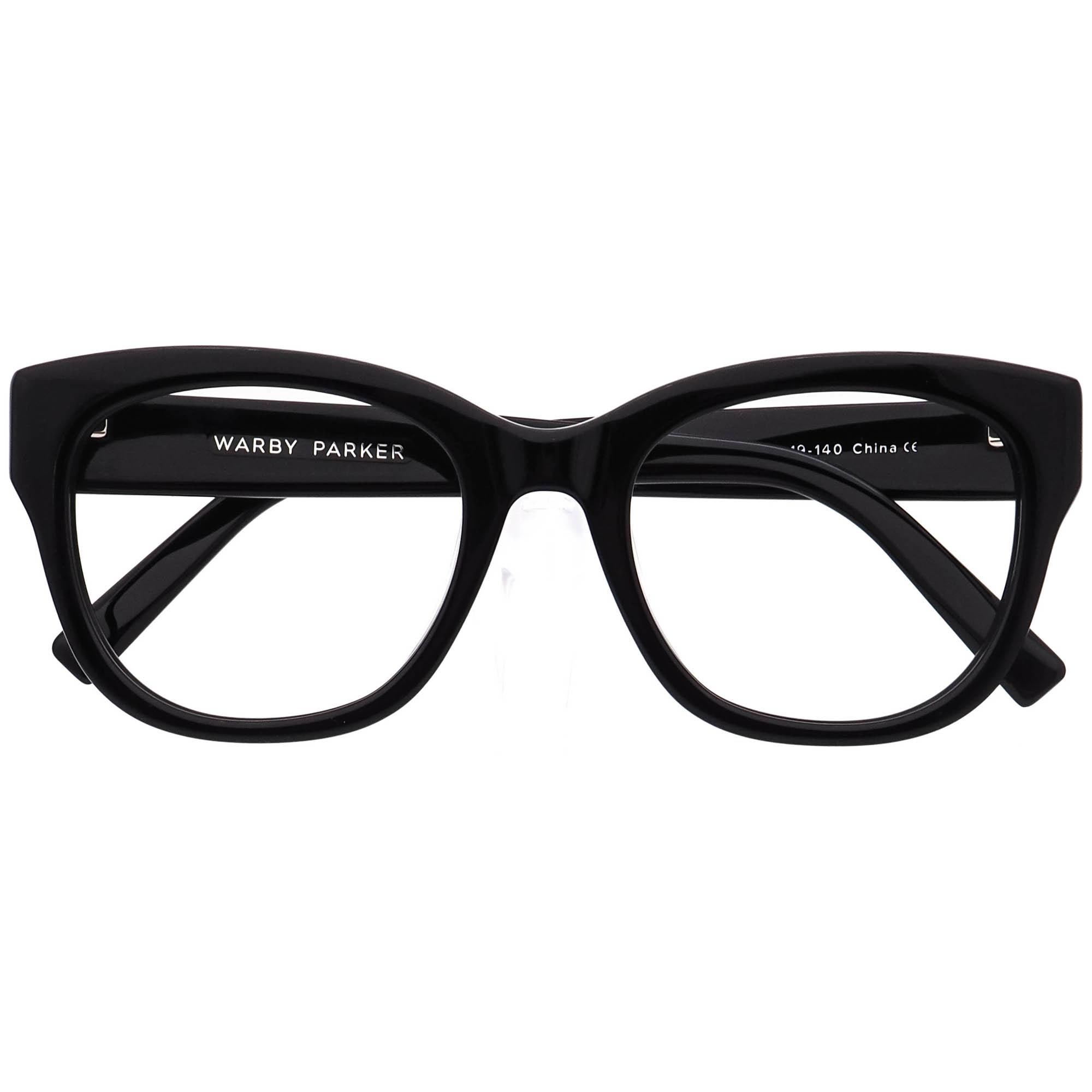 Warby Parker Eyeglasses Tatum M 100 Polished Jet Black Semi 