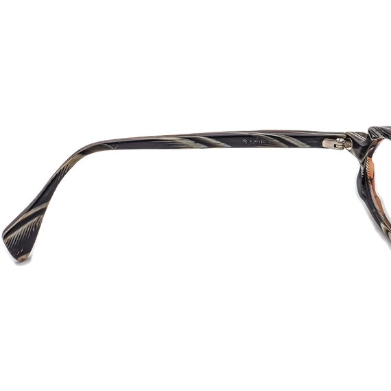 Face A Face Eyeglasses COL 094 Brown on Gray Horn… - image 7