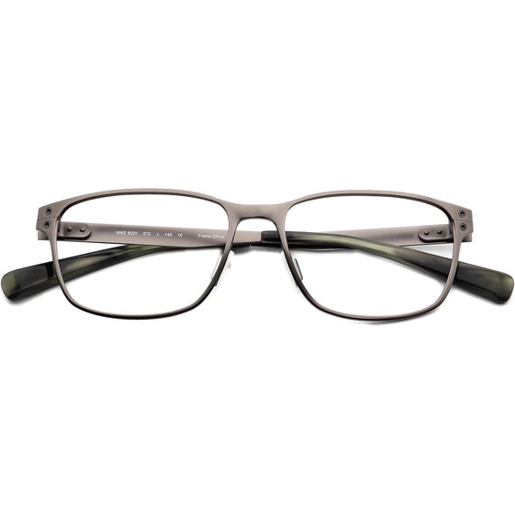 Nike Eyeglasses 8201 072 Gunmetal Rectangular Met… - image 6