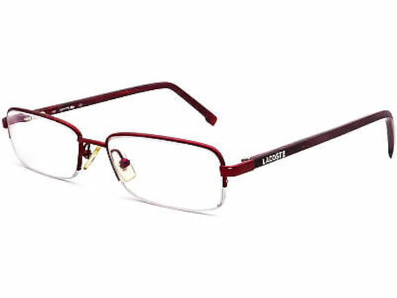 Lacoste Eyeglasses L2112 615 Burgundy Half Rim Fr… - image 1