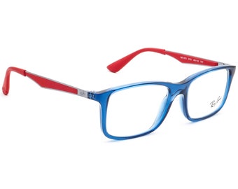 Anteojos pequeños Ray-Ban RB 1570 3721 Montura rectangular azul / roja junior null 49[]16 130