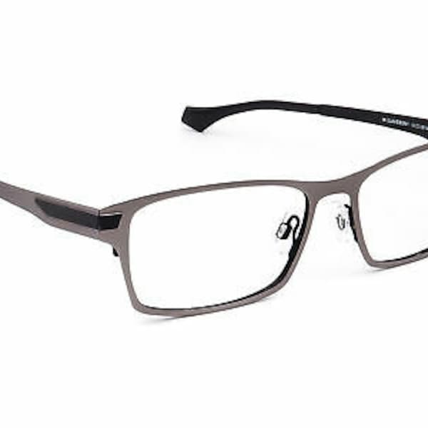 Plume Paris Laval Eyeglasses M.Gun/Ebony Metal Frame France 53[]16 140